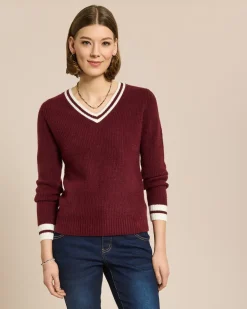Pullover im College Look