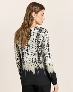 Pullover mit Alloverdruck