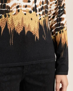 Pullover mit Alloverdruck