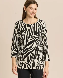 Pullover mit Animal-Druck