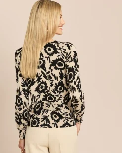 Pullover mit Blumendruck