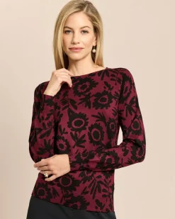 Pullover mit Blumendruck
