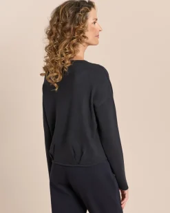 Pullover mit Falte am Saum