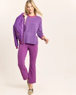 Pullover mit Farbkontrast-Details