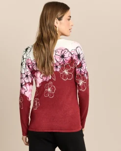 Pullover mit floralem Print