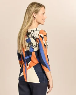 Pullover mit geometrischem Print