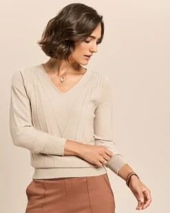 Pullover mit Glanzgarn
