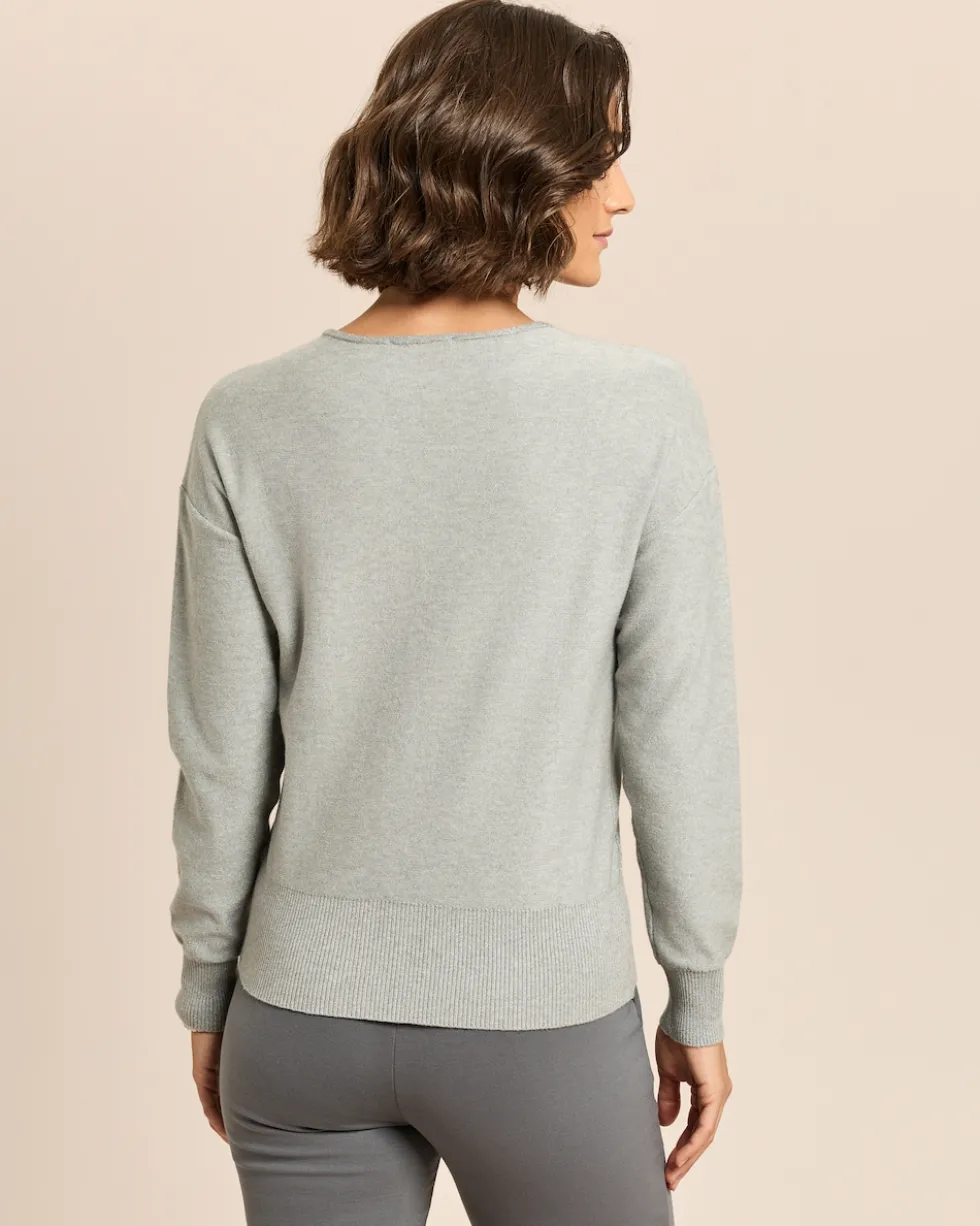 Pullover mit Glanzgarn