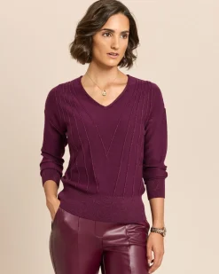 Pullover mit Glanzgarn