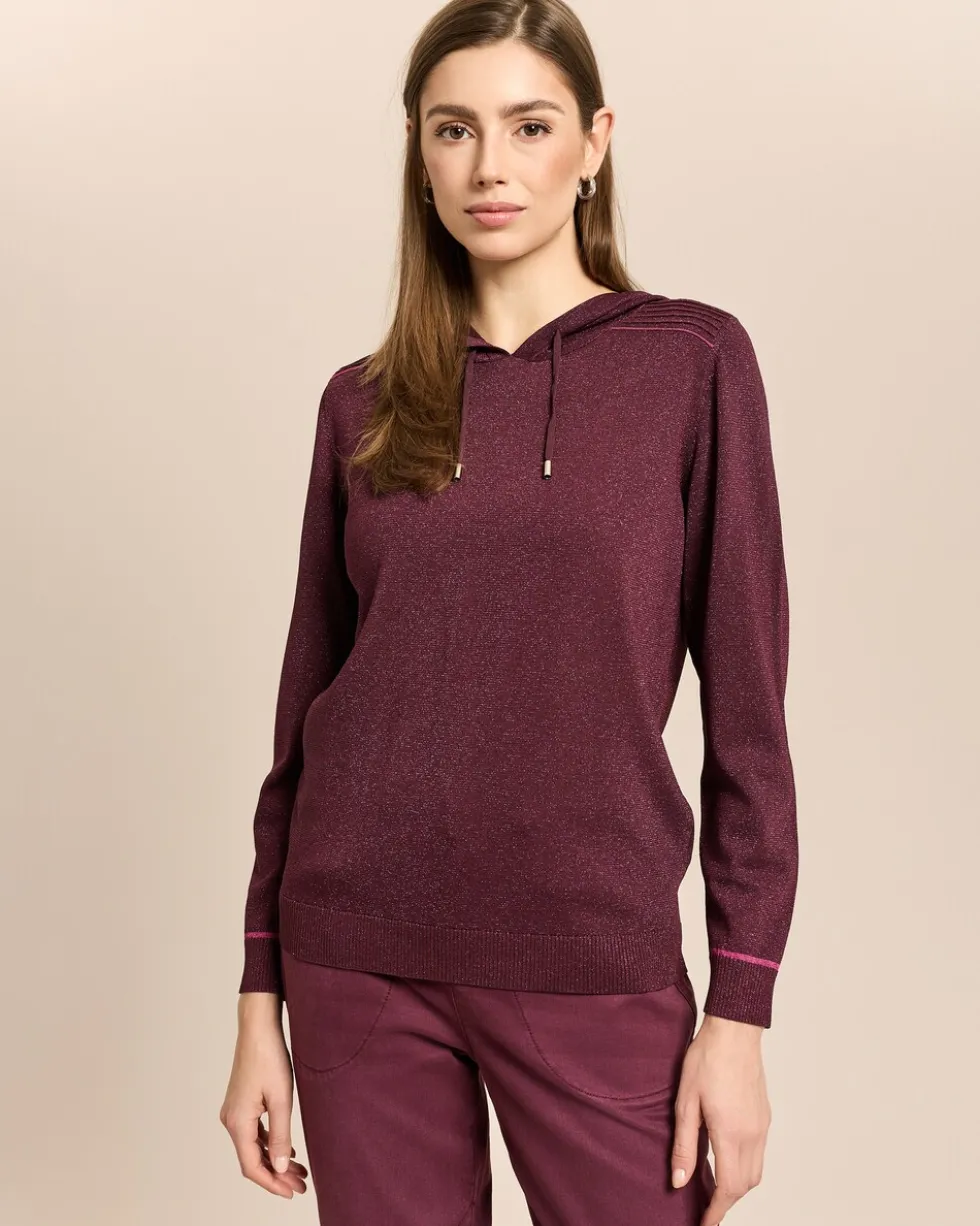 Pullover mit Glanzgarn