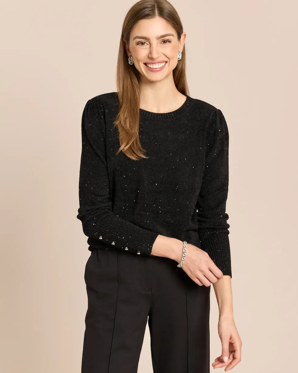 Pullover mit kleinen Pailletten