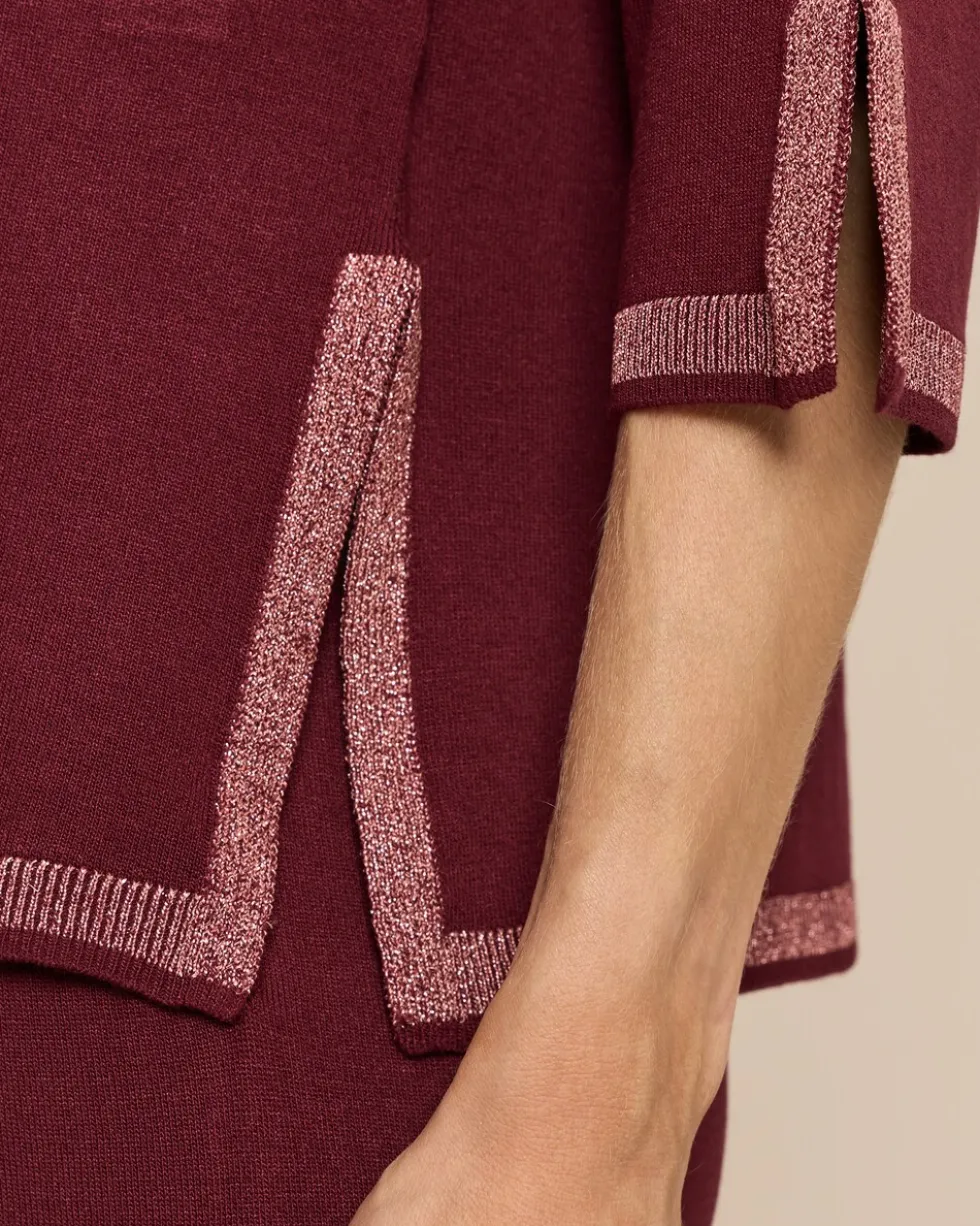 Pullover mit Kontraststreifen