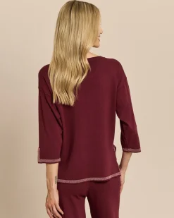 Pullover mit Kontraststreifen