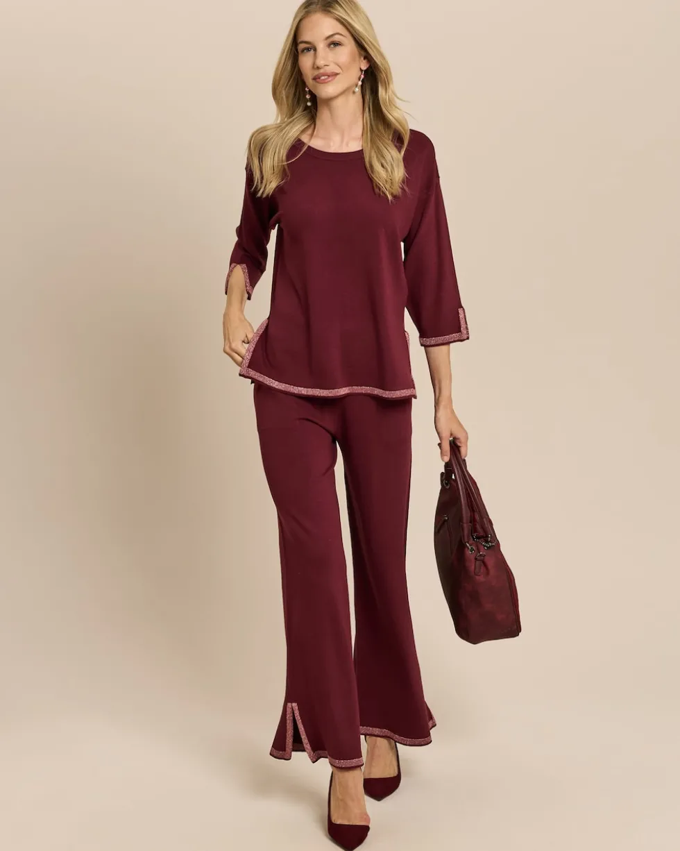 Pullover mit Kontraststreifen