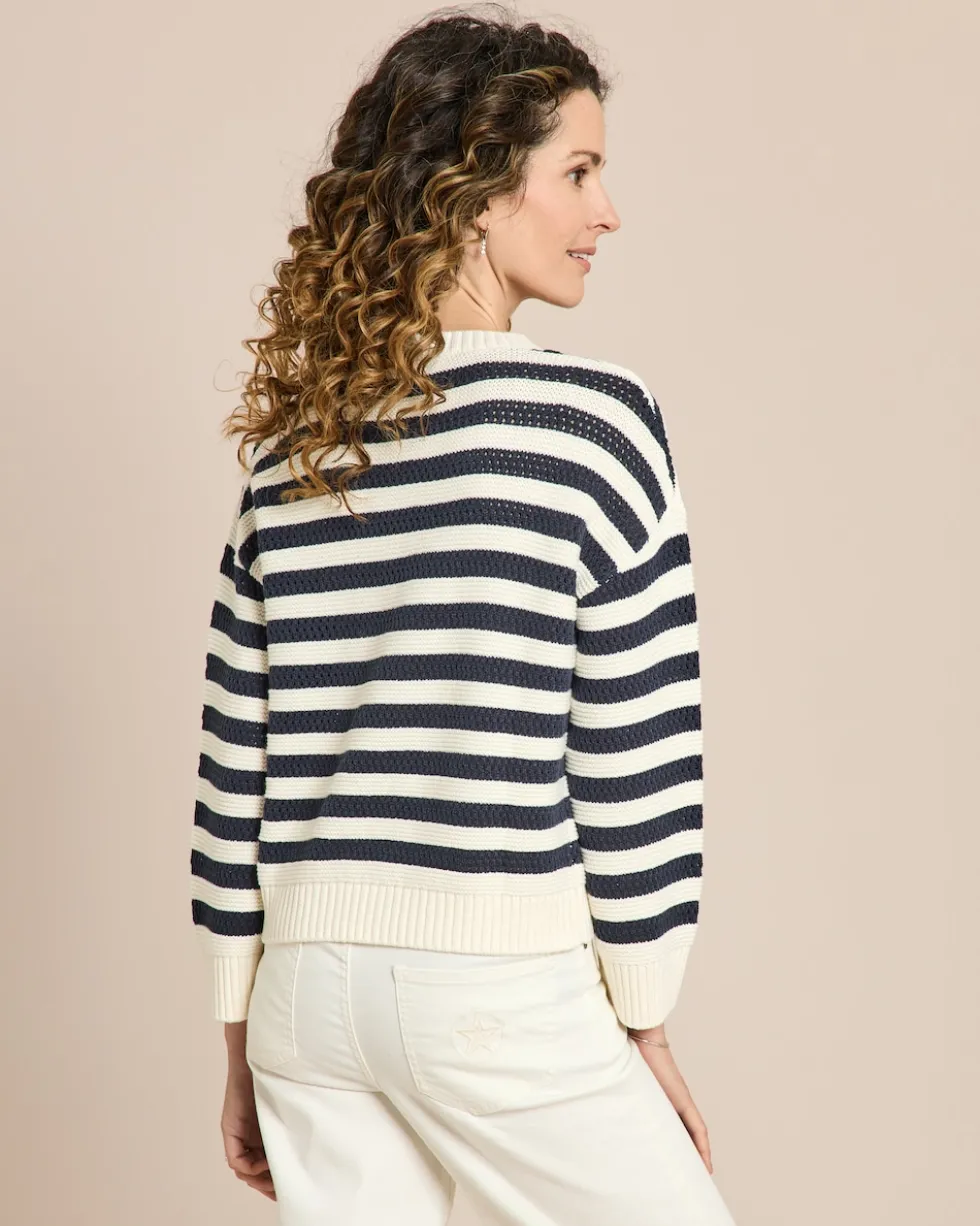 Pullover mit Lochmuster