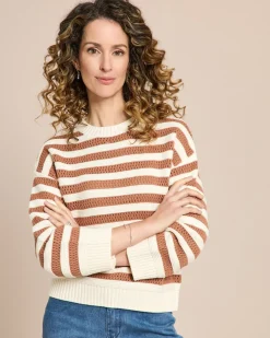 Pullover mit Lochmuster