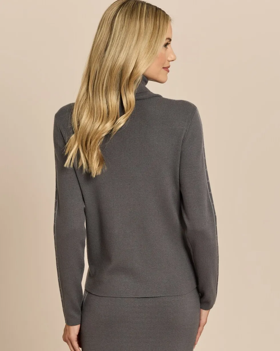 Pullover mit Logo-Streifen
