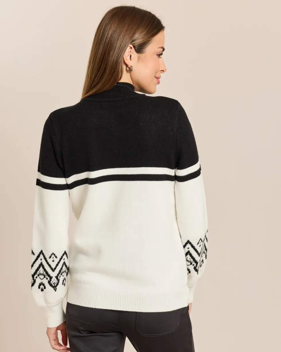 Pullover mit Norweger-Jacquard