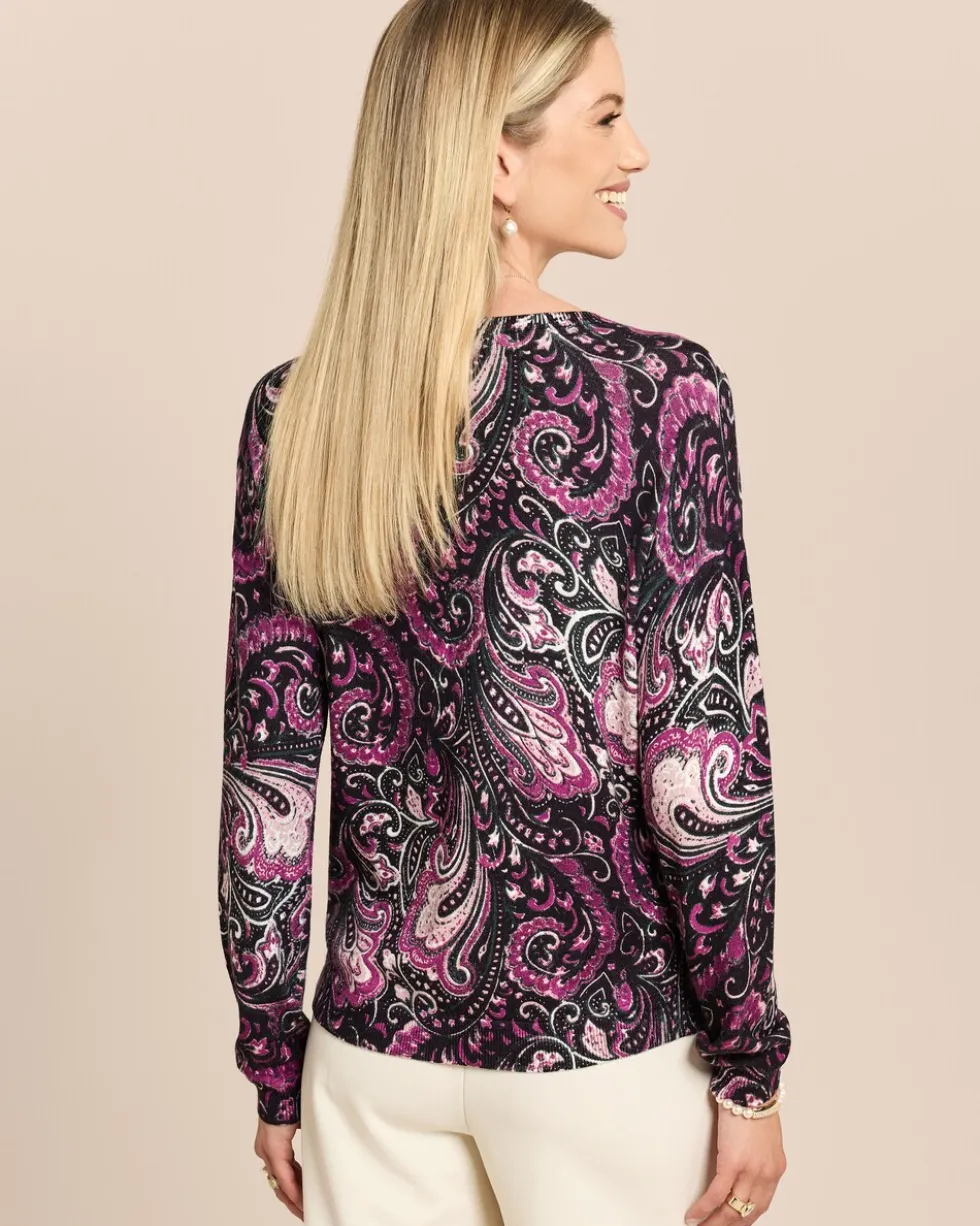 Pullover mit Paisleydruck