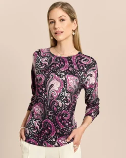 Pullover mit Paisleydruck