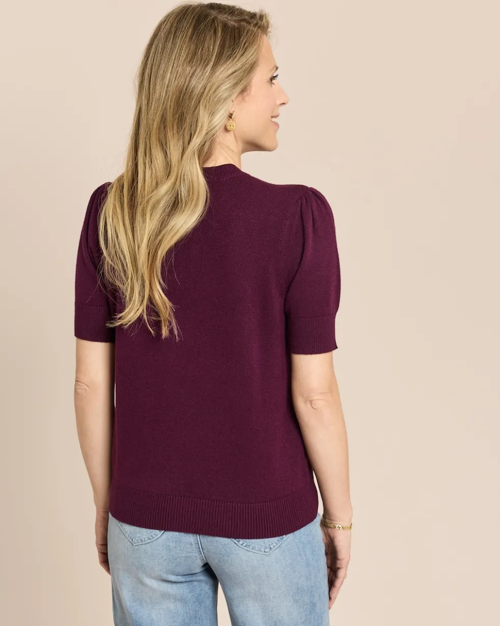 Pullover mit Perlen