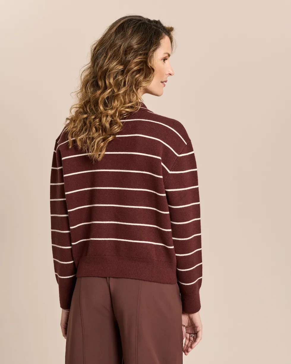 Pullover mit Polokragen