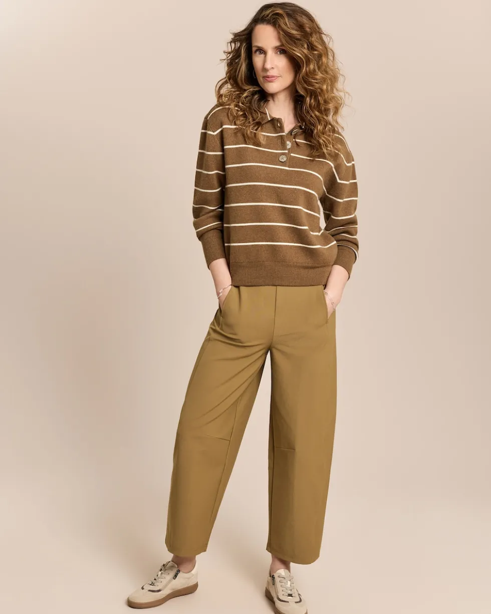 Pullover mit Polokragen