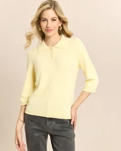 Pullover mit Polokragen