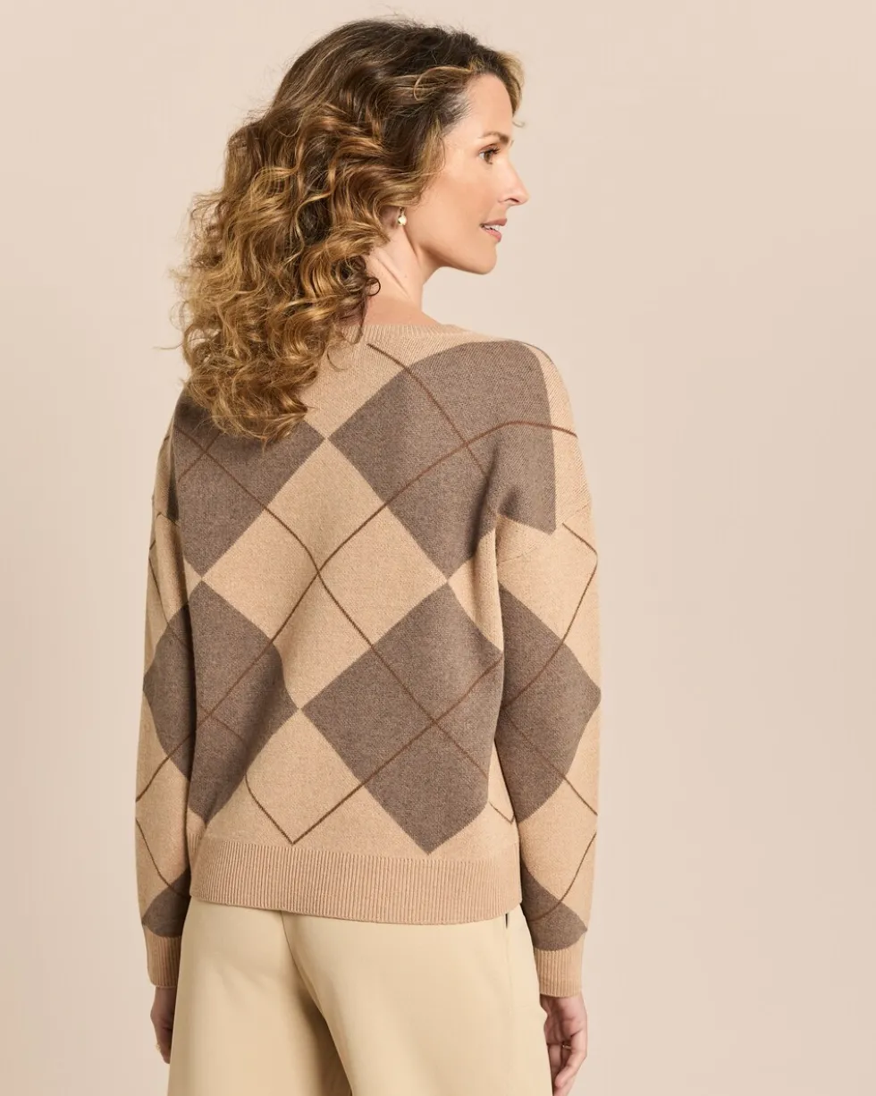 Pullover mit Rauten