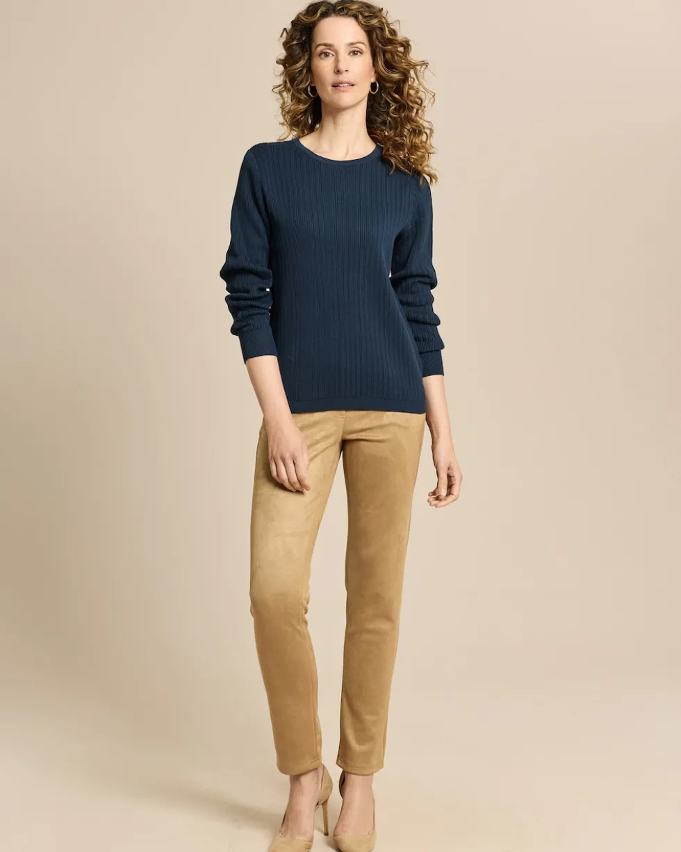 Pullover mit Rippen-Struktur