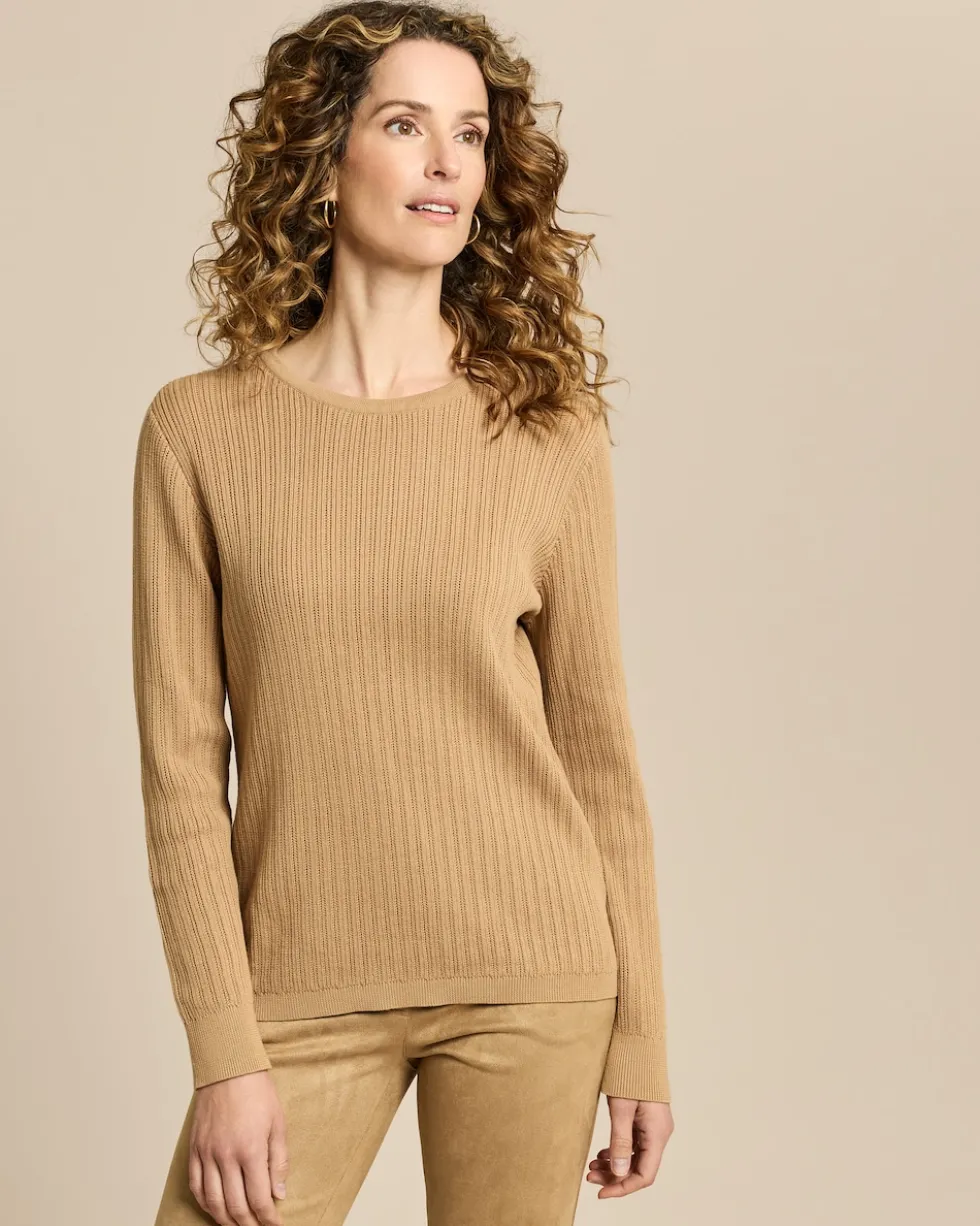 Pullover mit Rippen-Struktur