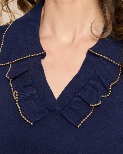 Pullover mit Rüschen