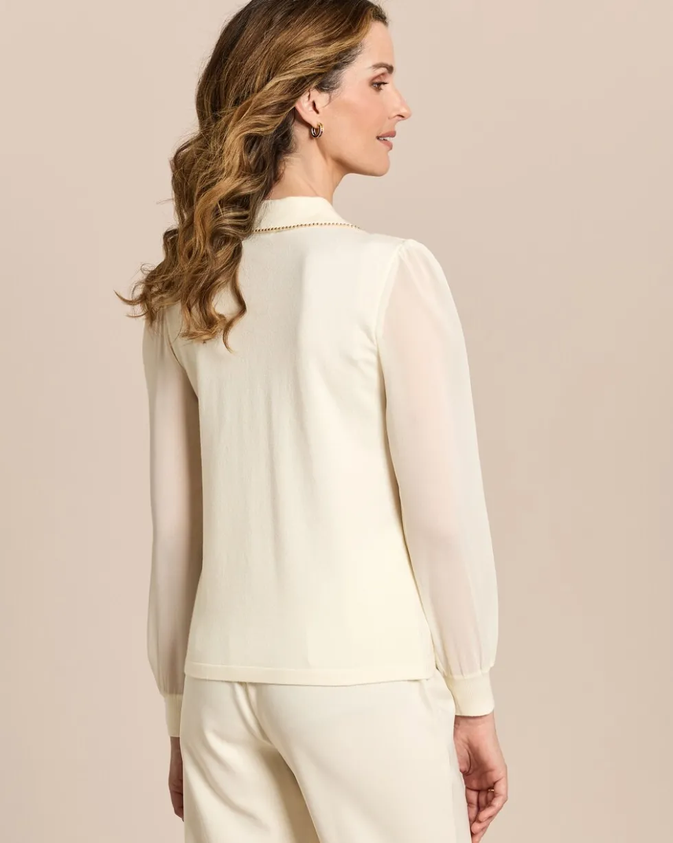 Pullover mit Rüschen