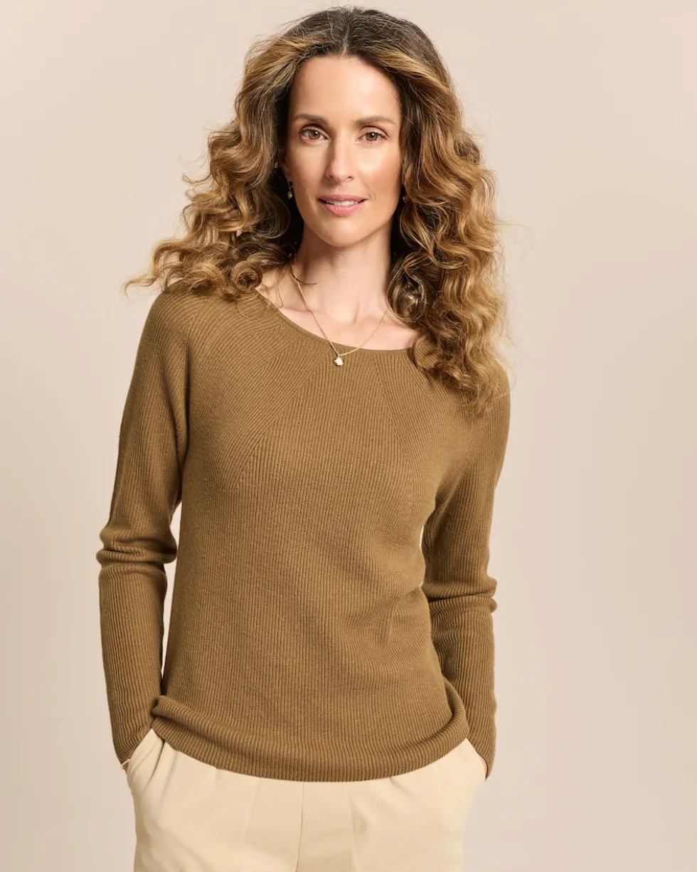 Pullover mit Seide