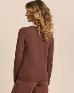 Pullover mit Seide