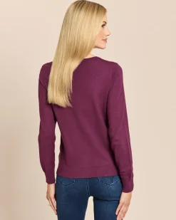Pullover mit Spitze und Strass