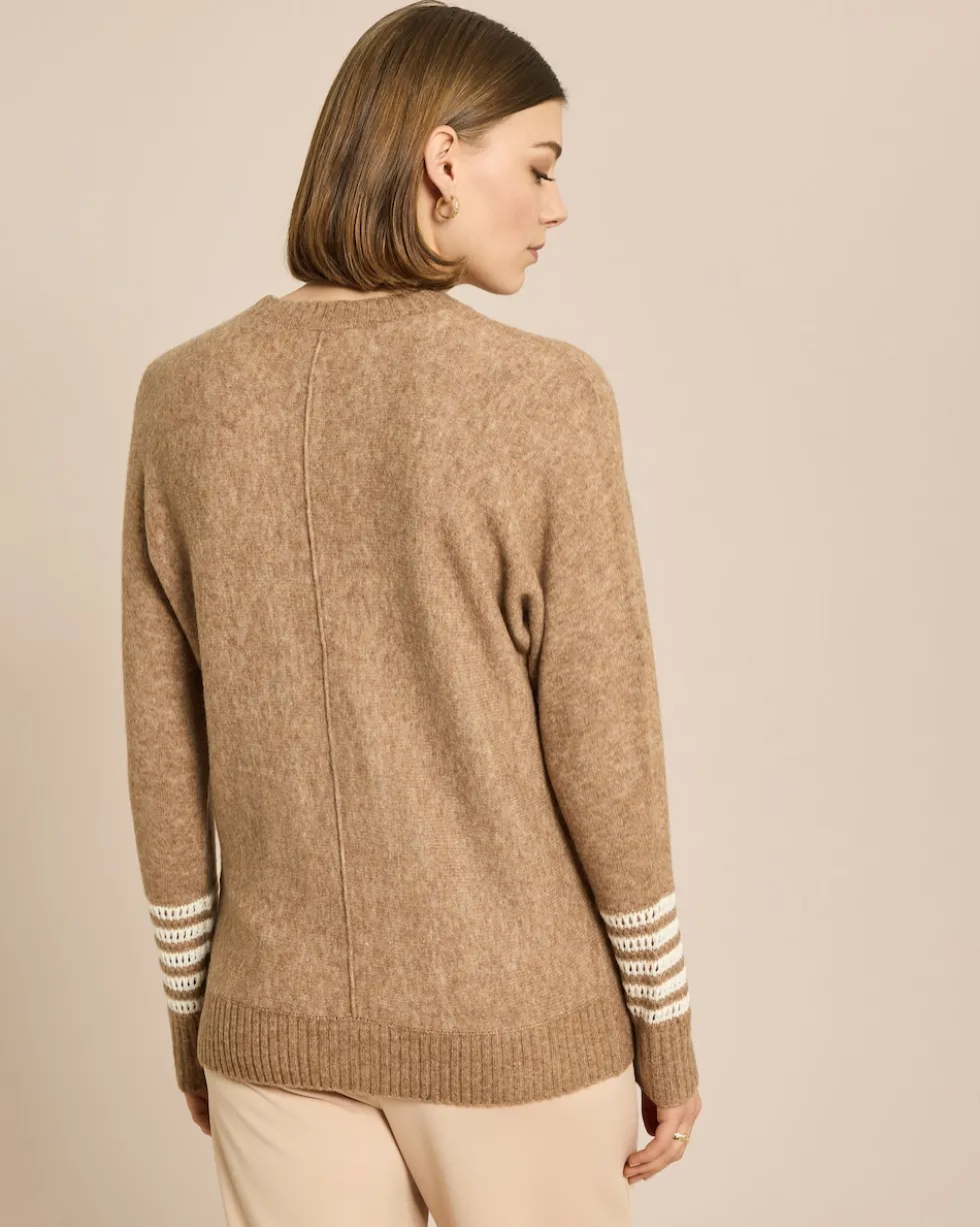 Pullover mit Streifendetail