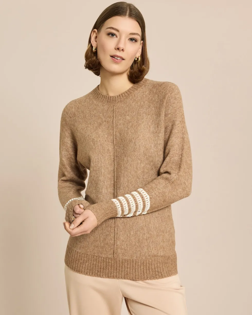Pullover mit Streifendetail