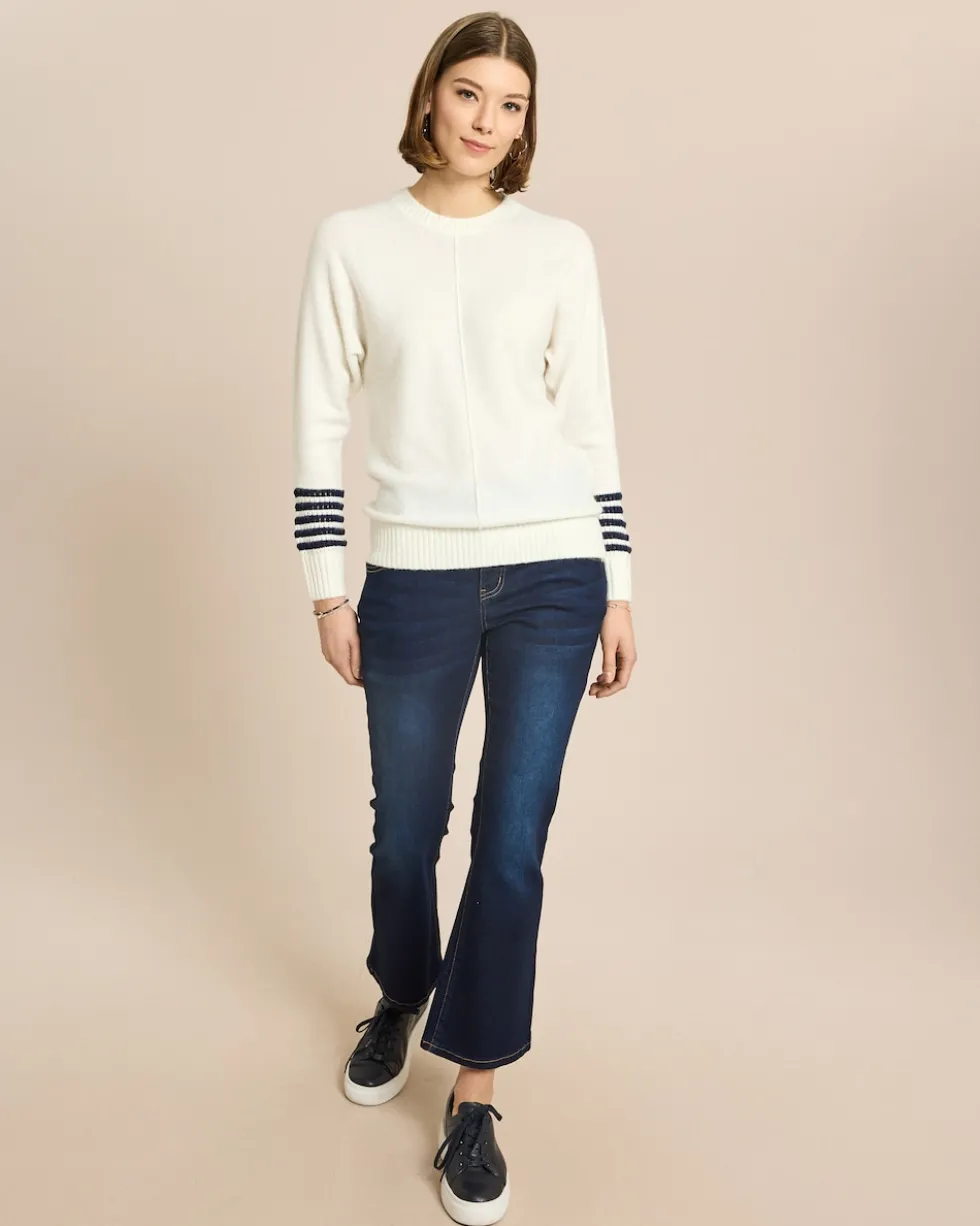 Pullover mit Streifendetail