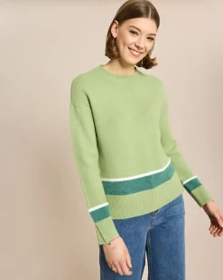 Pullover mit Streifendetail