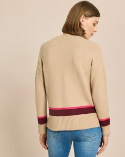 Pullover mit Streifendetail
