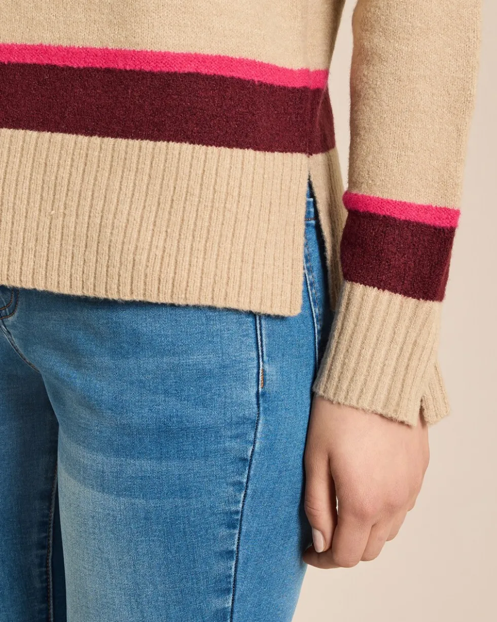 Pullover mit Streifendetail