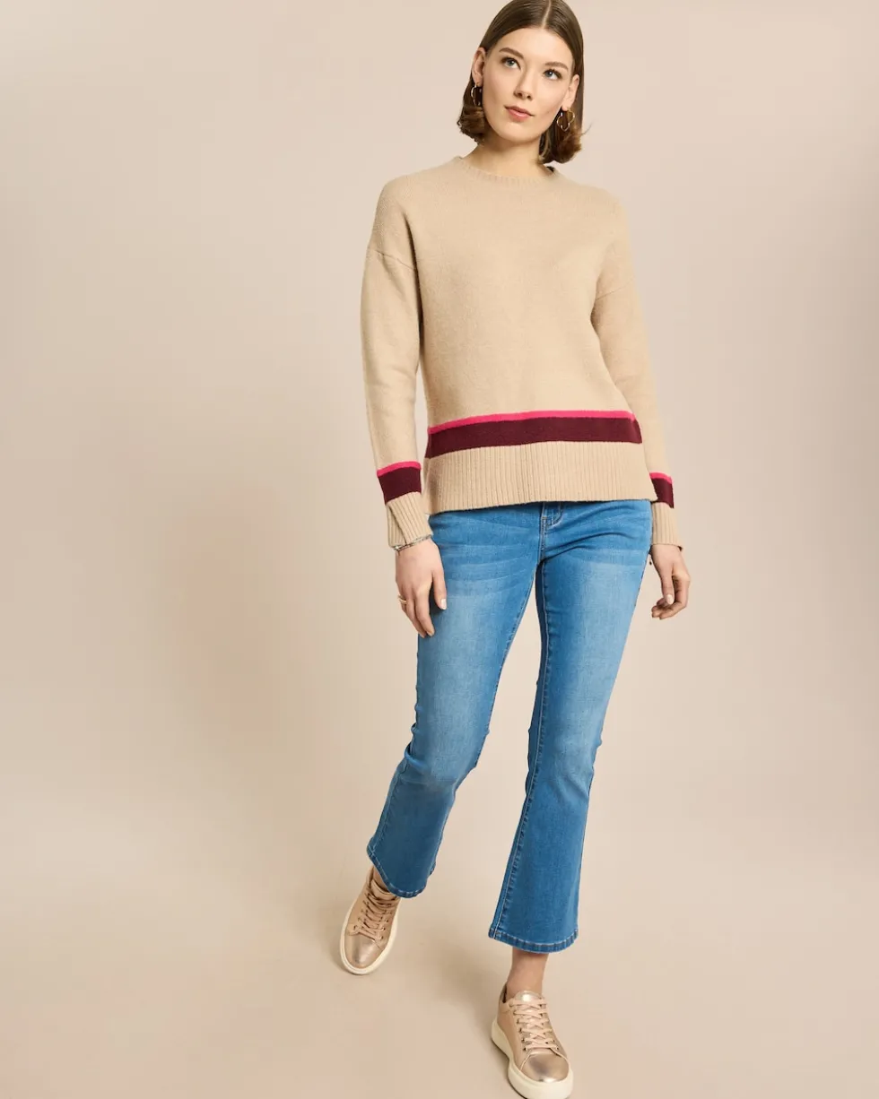 Pullover mit Streifendetail