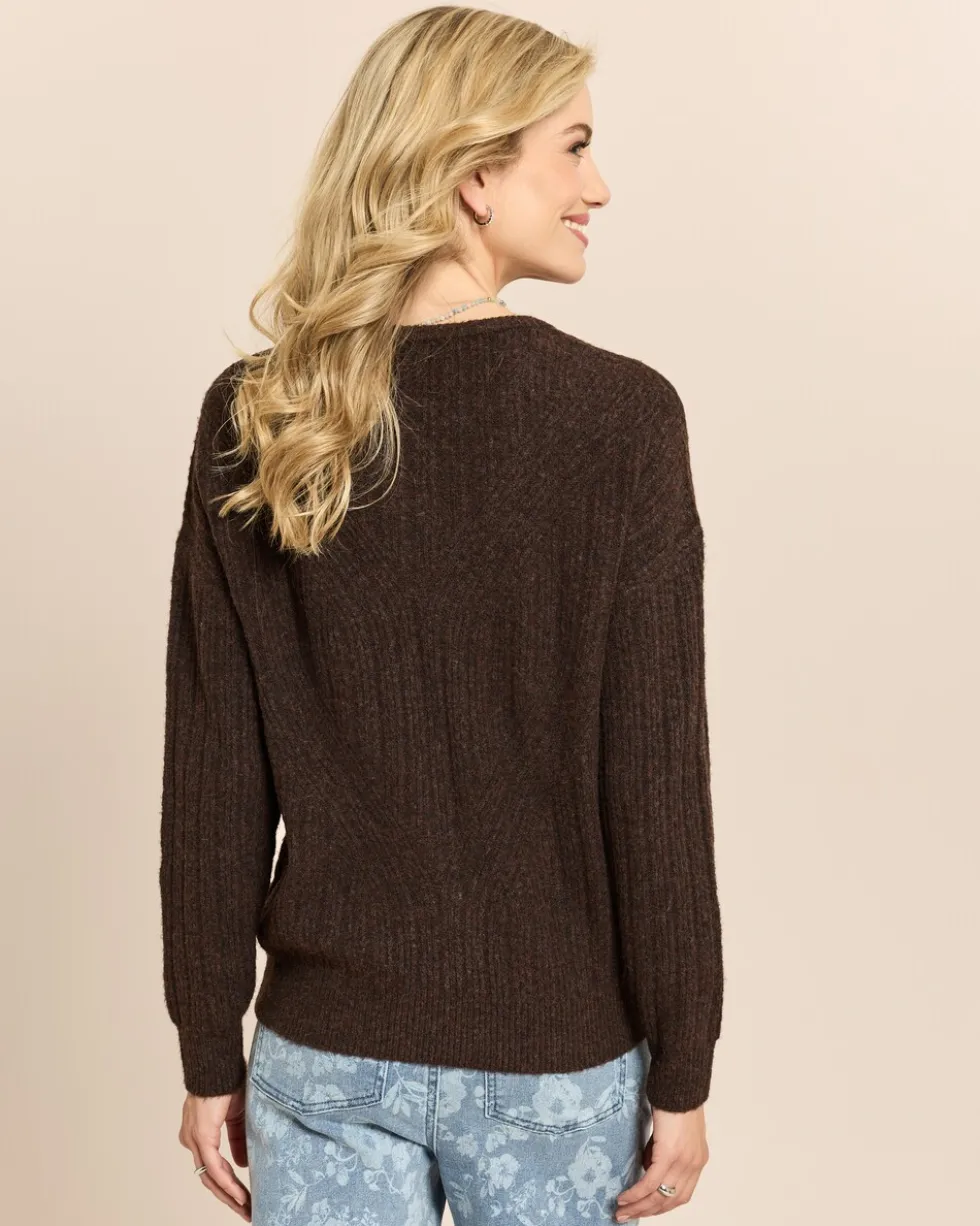 Pullover mit Struktur