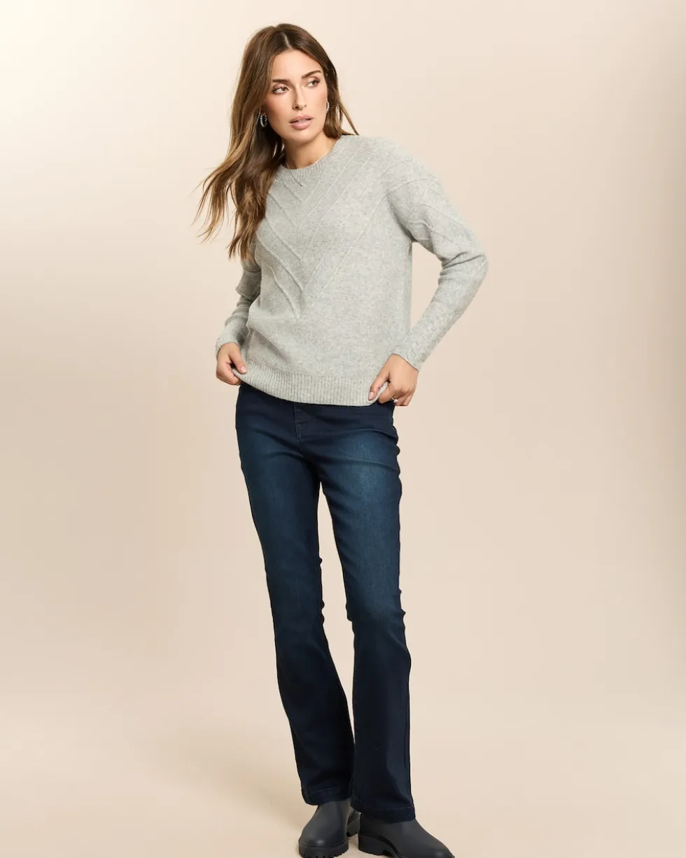 Pullover mit Struktur