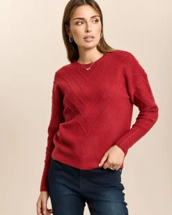 Pullover mit Struktur