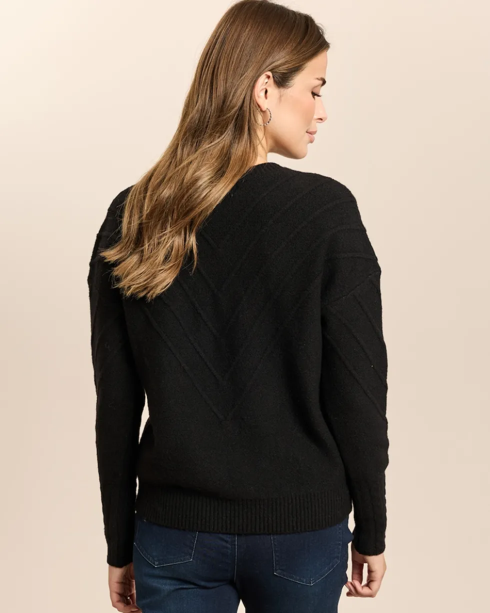 Pullover mit Struktur