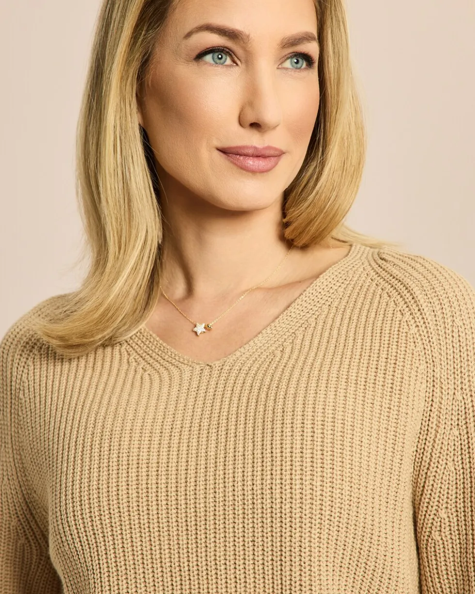 Pullover mit V-Ausschnitt