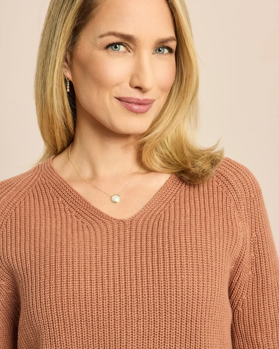Pullover mit V-Ausschnitt
