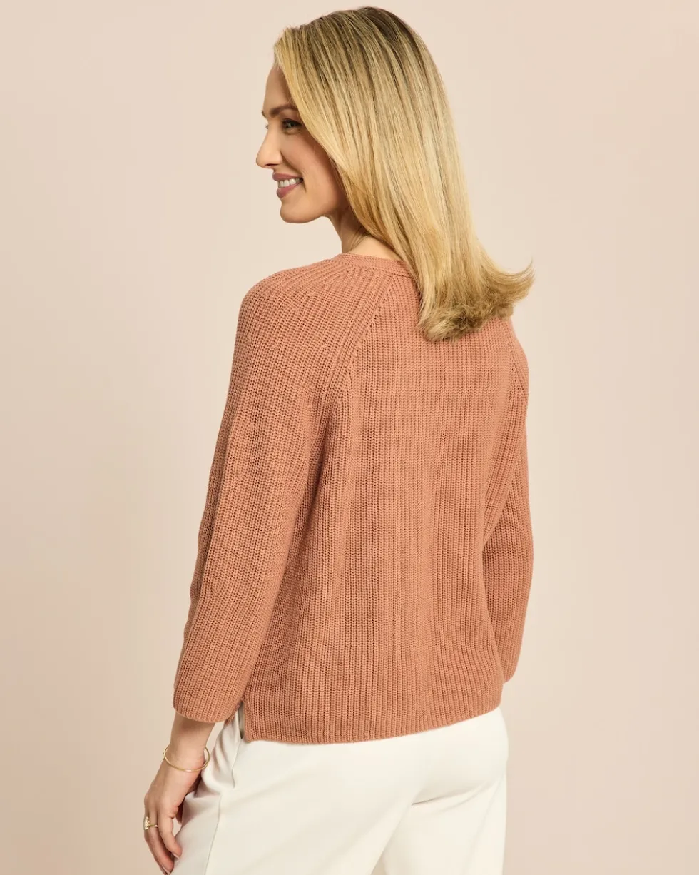 Pullover mit V-Ausschnitt
